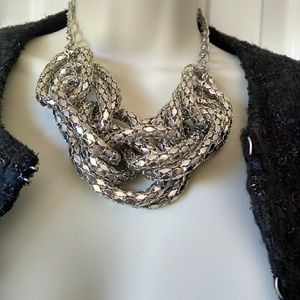 Necklace silver color